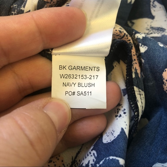 Band of Gypsies Navy Blush Bustier Sundress Small - Picture 6 of 7